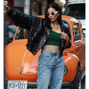 [SOLD] Reversible I’m obsessed jacket - Black